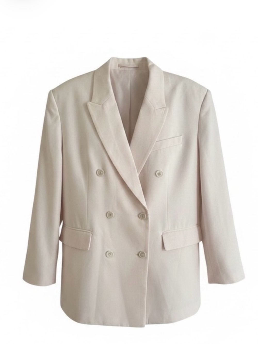 KBB by KAHLANA The David Blazer Cream Oversized Size Medium